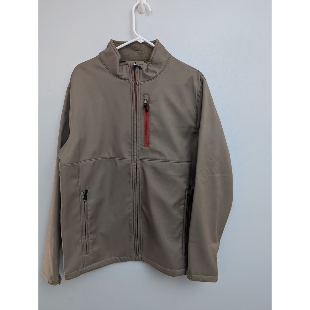 X2 Ocean & Coast Size Large Jacket Full Zipper Dbl & Chest Pockets Fleece Lined